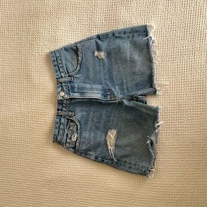 Reformation jean shorts